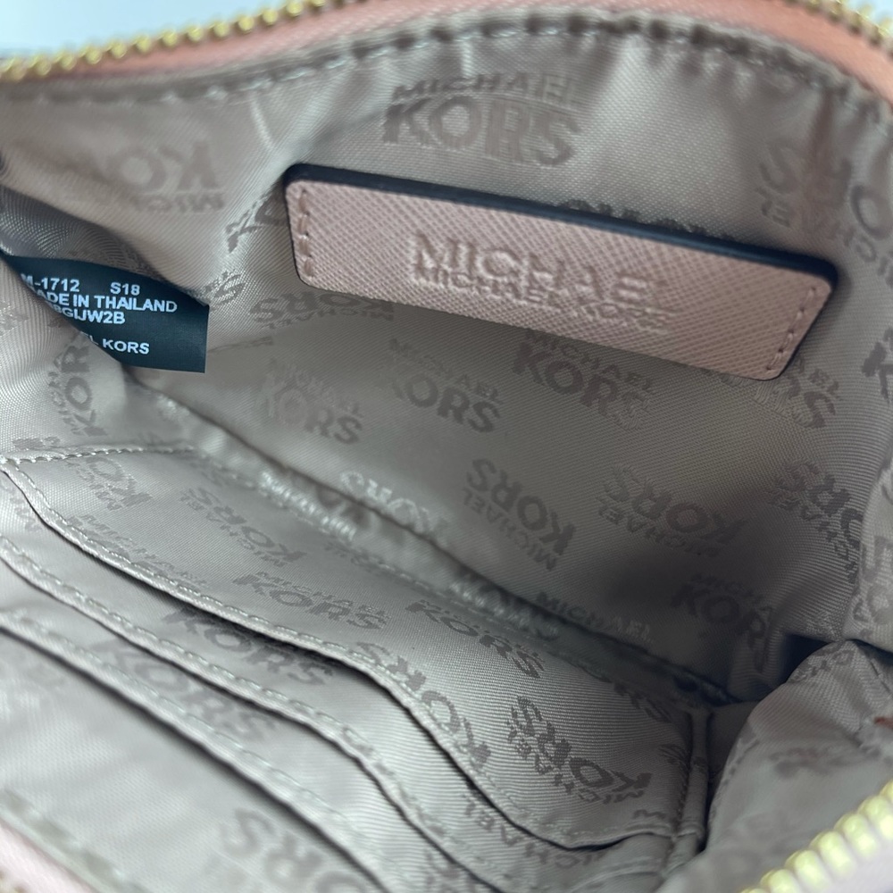 MICHAEL KORS JET TRAVEL LG CENTER STRIPE TOP ZIP - Picture 6 of 11